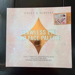 Smoke & Mirrors NWT 23-Piece
Makeup Palette Set w/ Brushes, 
& Mirror